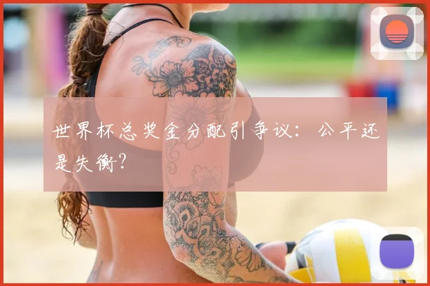 世界杯总奖金分配引争议:公平还是失衡?